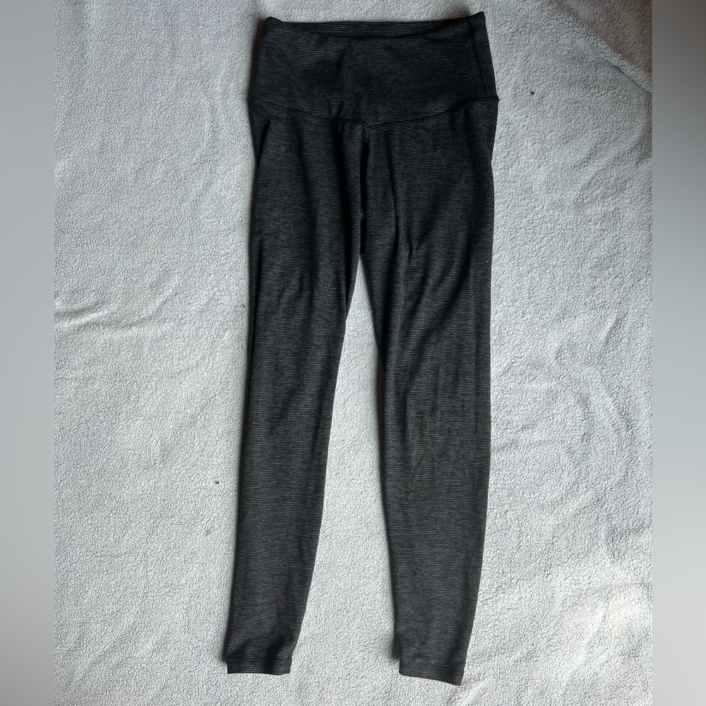 athletic striped leggings